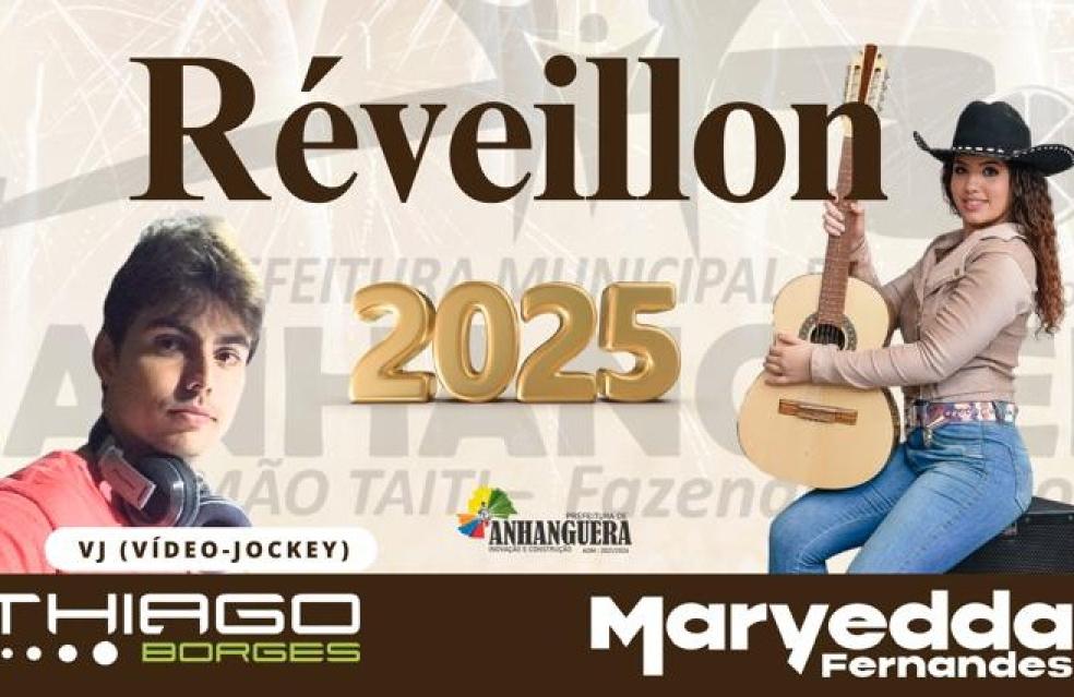 Réveillon 2025 em Anhanguera!